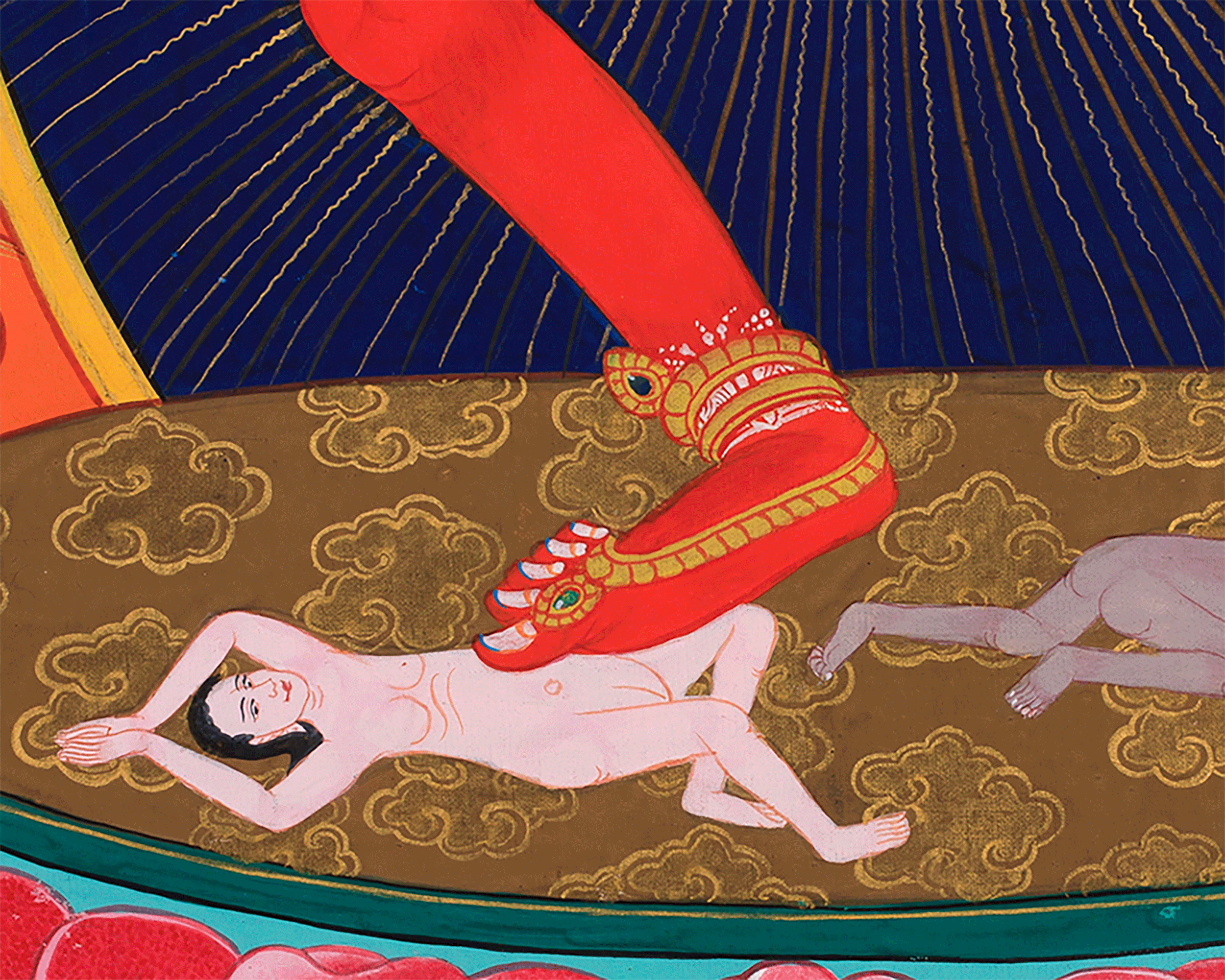Vajrayogini Red Dakini Thangka | Fierce Wisdom and Empowerment