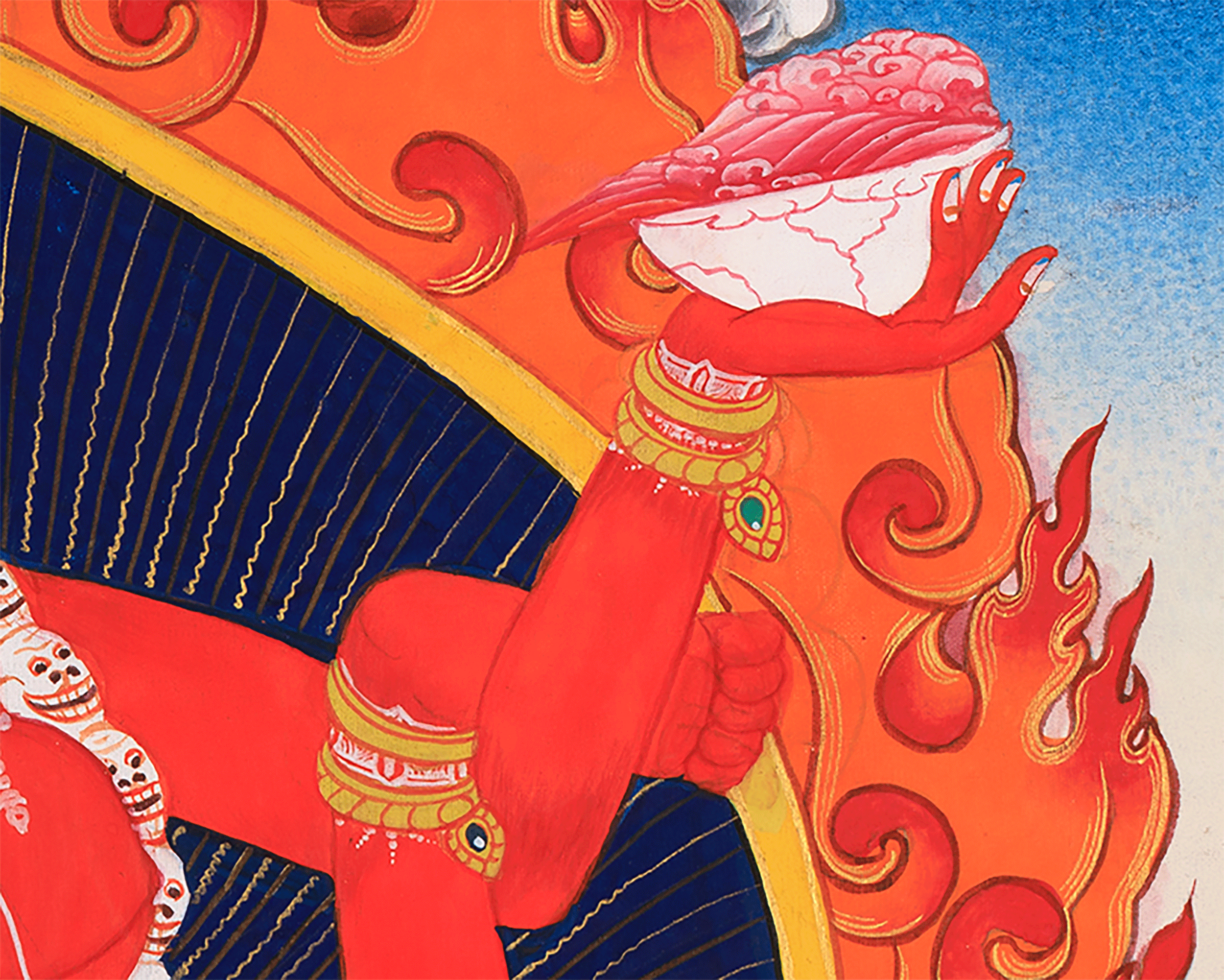 Vajrayogini Red Dakini Thangka | Fierce Wisdom and Empowerment