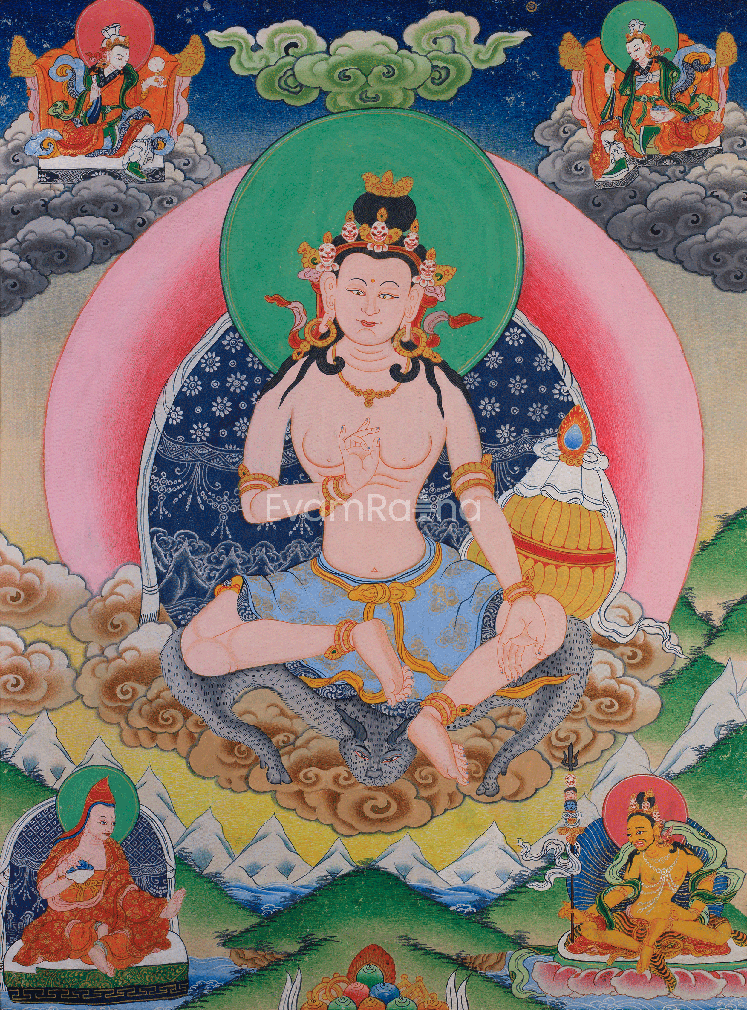 Garab Dorje Thangka | An Inspiring Depiction of the First Dzogchen Master
