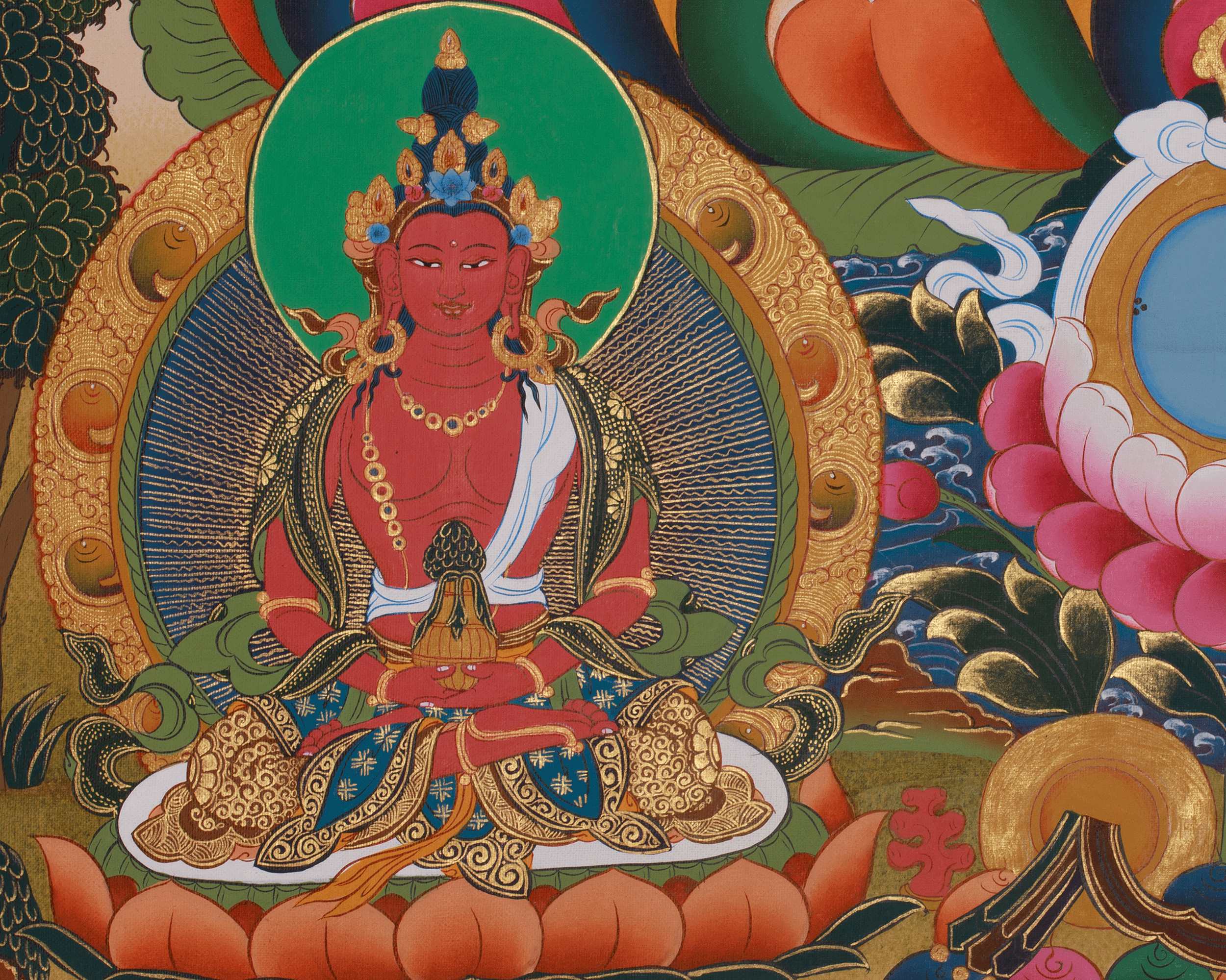 Sita Tara Art | Healing, Longevity, and Compassionate Deity Thangka | White Tara