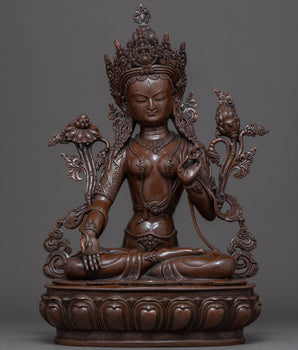 Goddess White Tara Statue 