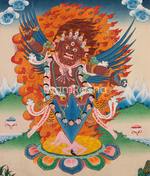 Vajrakilaya, Wrathful Yidam Thangka | Power and Transformation