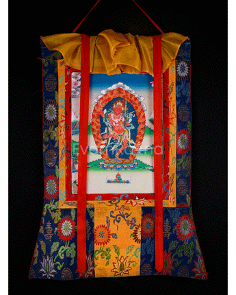 dorje-phagmo-dakini-thangka-with-broacde-wisdom-and-power