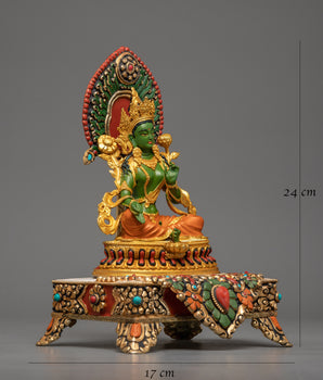 Machine Made Noble Tara Statue | Touch of Serenity for Your Home or Office