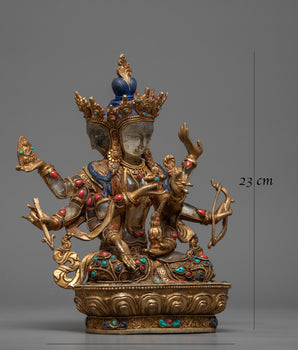 Traditional Namgyalma Copper Statue | Enhance Your Home with Buddhist Art