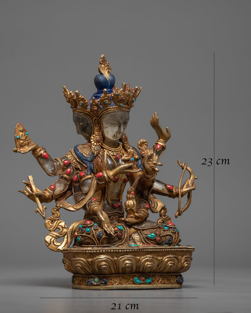 Traditional Namgyalma Copper Statue | Enhance Your Home with Buddhist Art