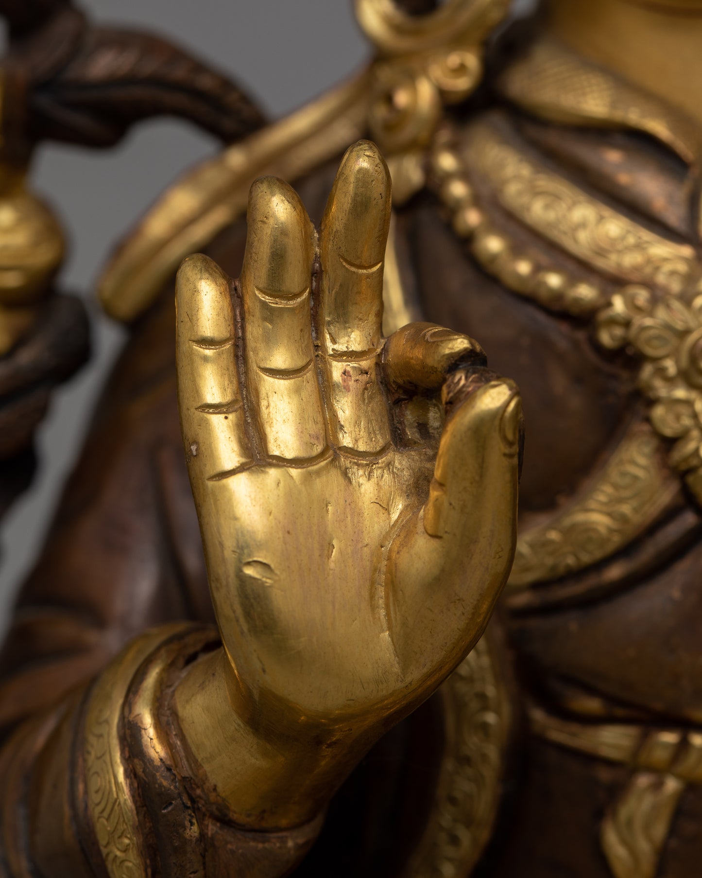 Tibetan Manjushri Statue | Exquisite Copper Sculpture Reflecting Himalayan Artistry