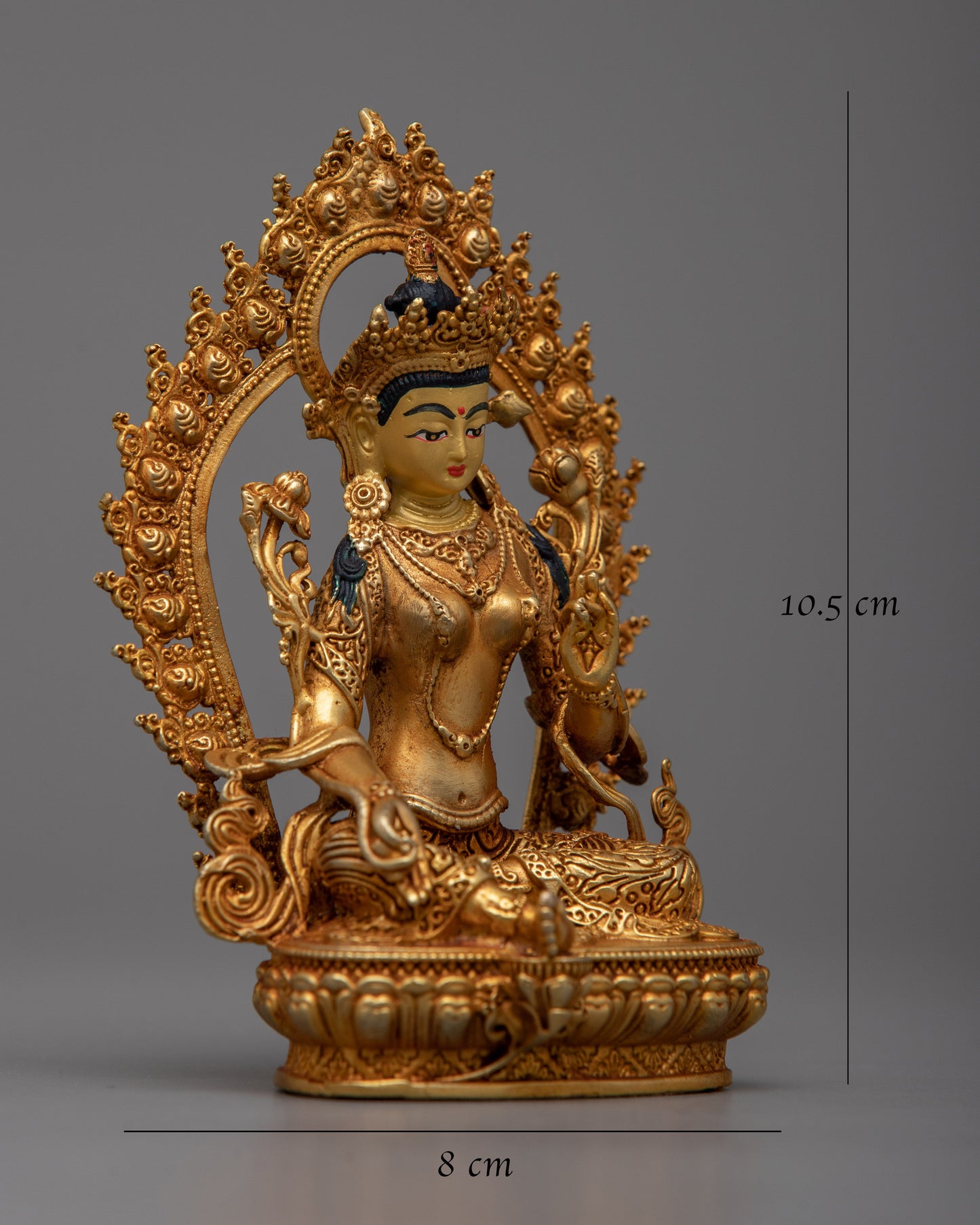 Green Tara Machine Made Statue | Graceful Elegance Crafted with Precision