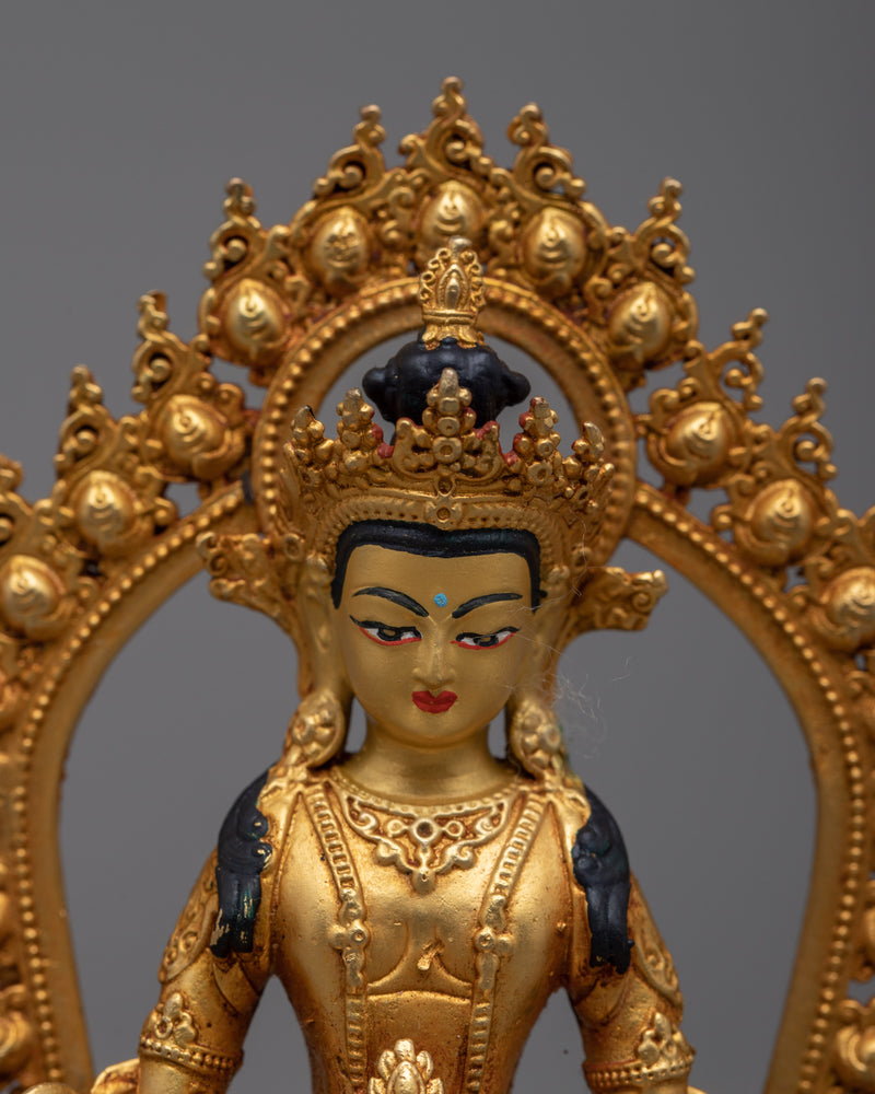 Tiny Buddha Amitayus Statue | Miniature Symbol of Eternal Life and Blessings
