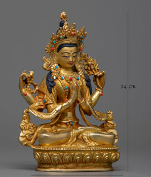 chenrezi-gilt-statue
