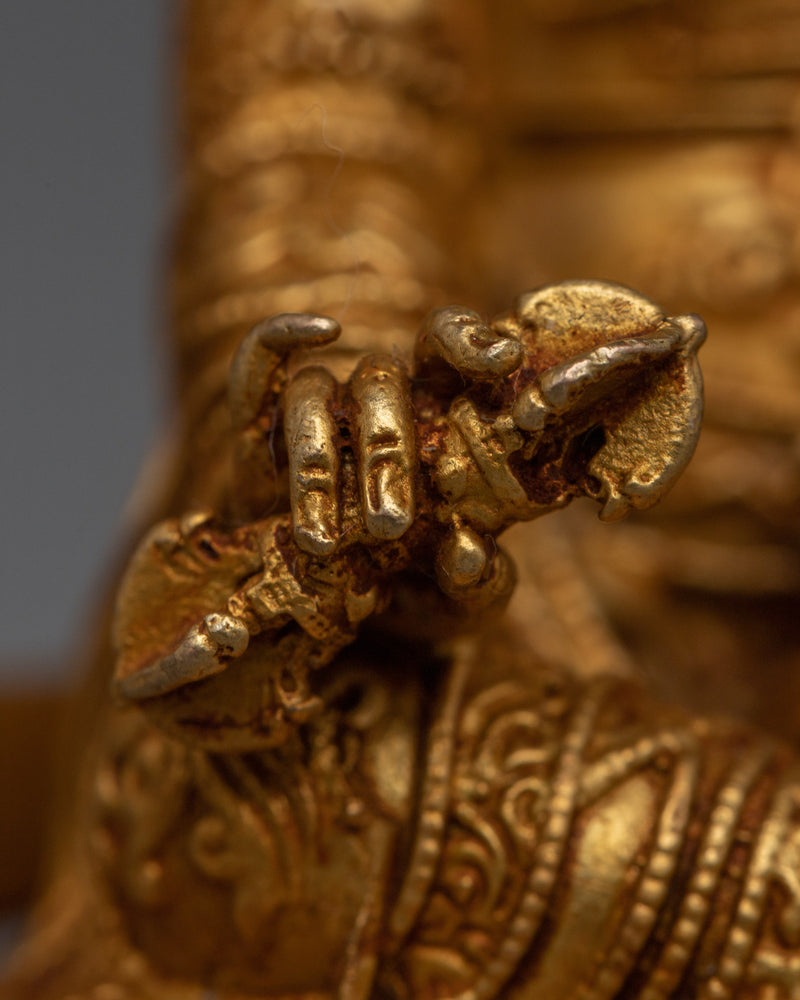 Machine-Made Guru Rinpoche Statue | Precision Craftsmanship for Spiritual Reverenc