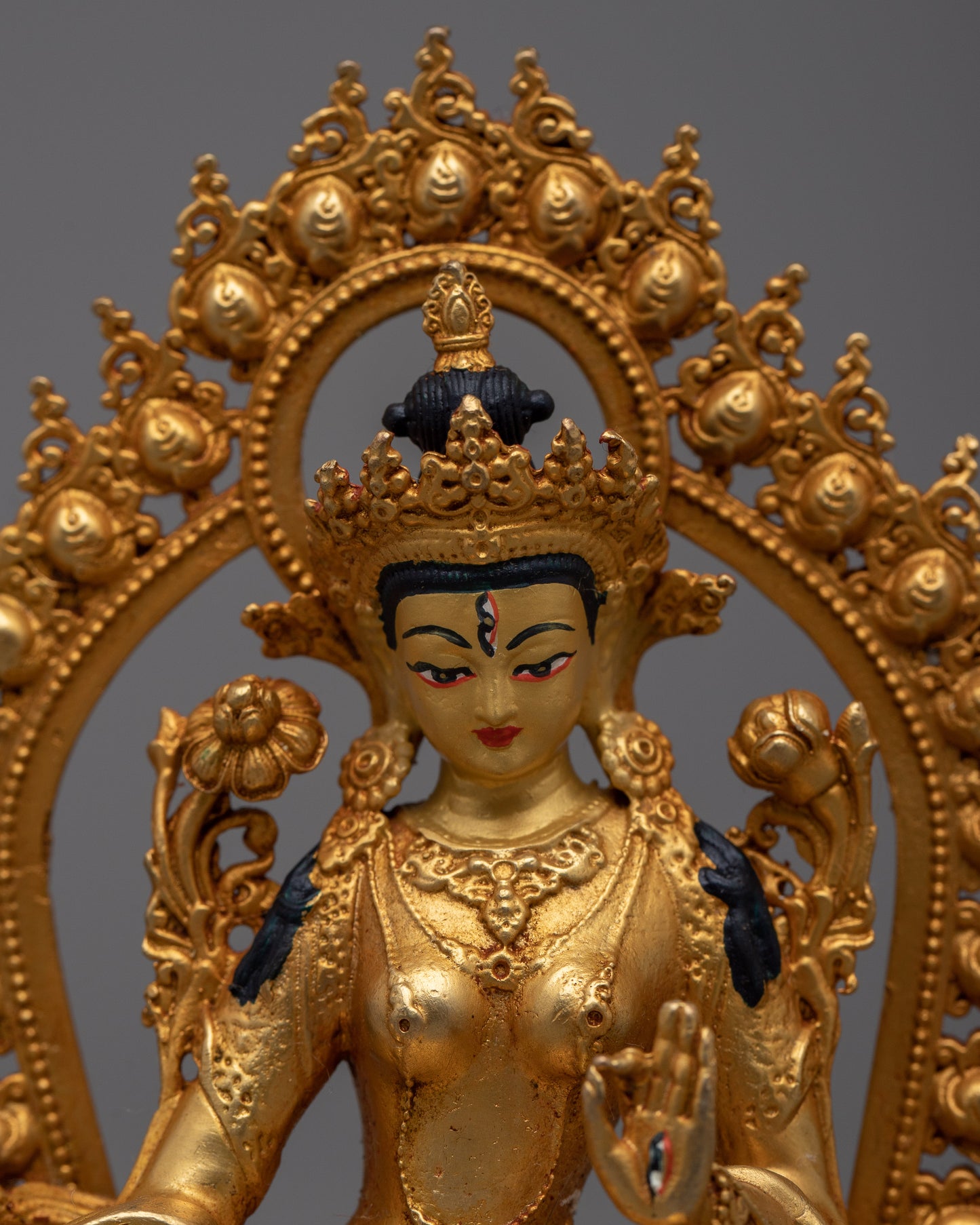 Goddess Machine Made White Tara Statue | Serene Symbol of Compassion and Healing