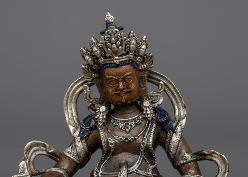 Oxidized Dzambhala Machine Made Statue | Symbol of Wealth and Spiritual Abundance