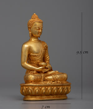 Machine Molded Amitabha Buddha Statue | Effortless Precision in Divine Representatio