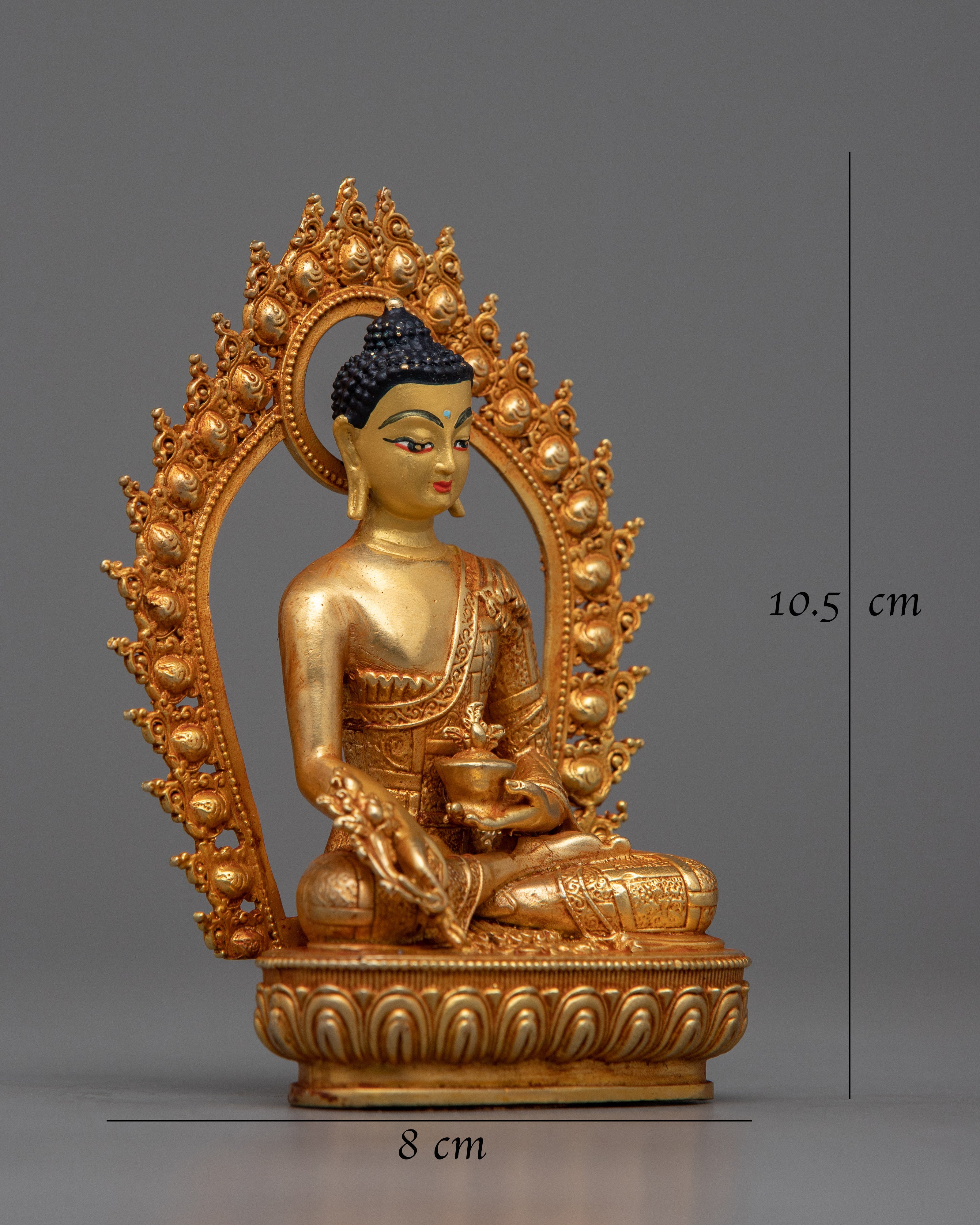 Copper Three Buddha Statue Set | Spiritual Artwork for Balance and Calm