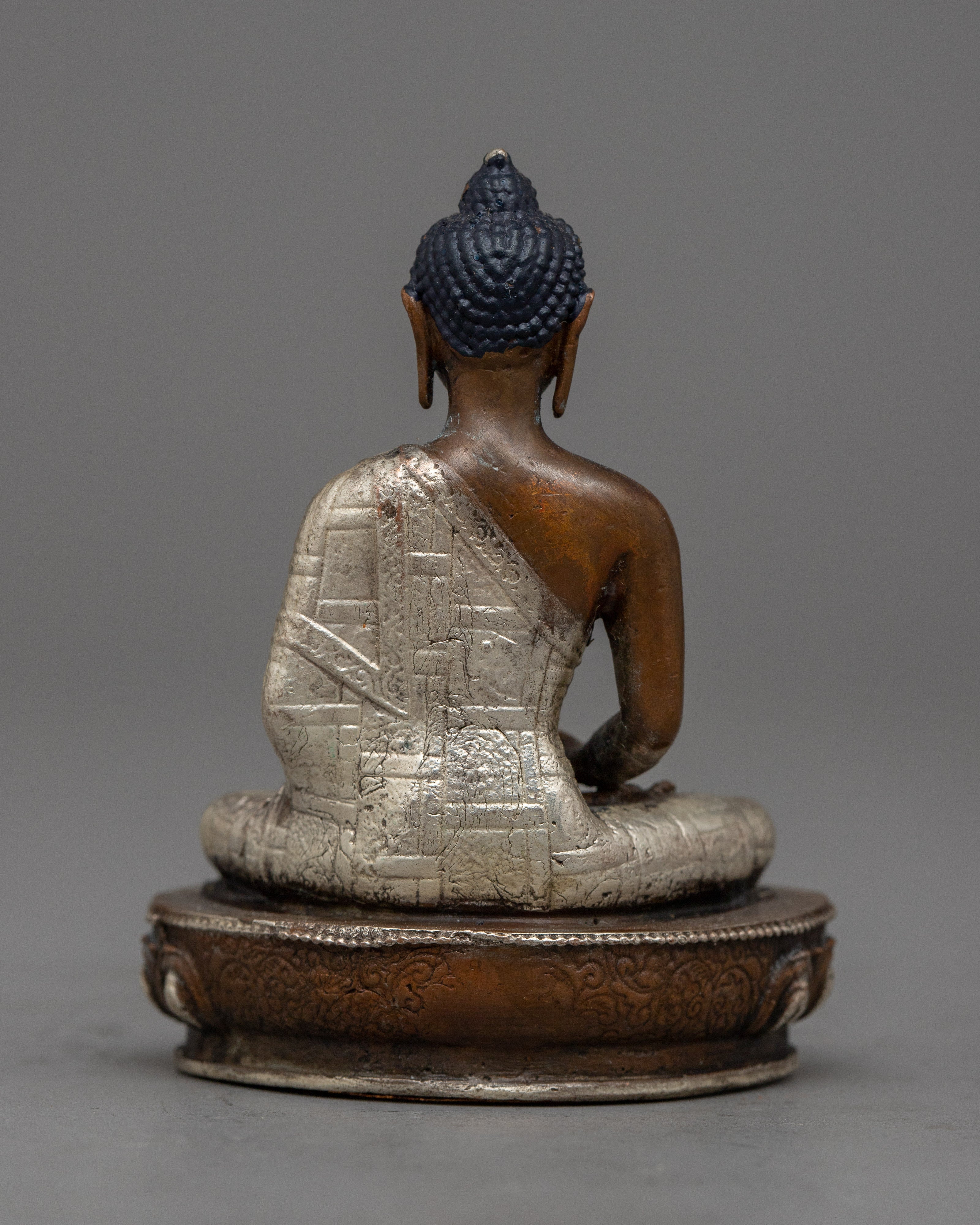 Silver Plated Three Buddha Set | Majestic Addition to Your Sacred Space