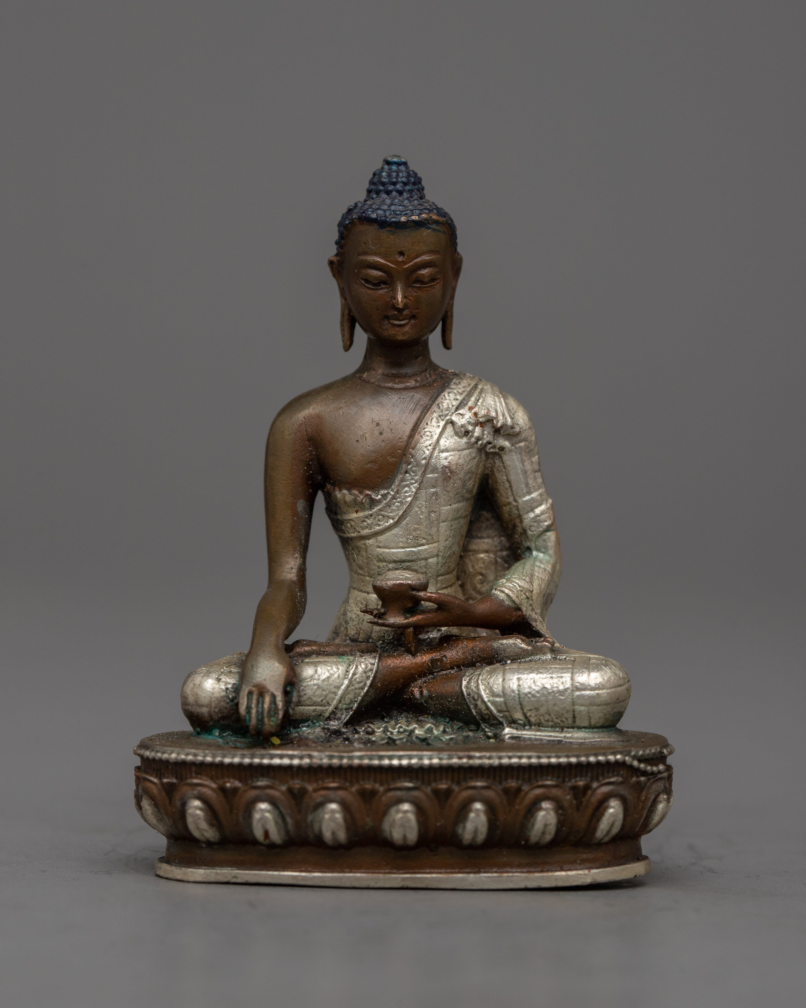 Silver Plated Three Buddha Set | Majestic Addition to Your Sacred Space