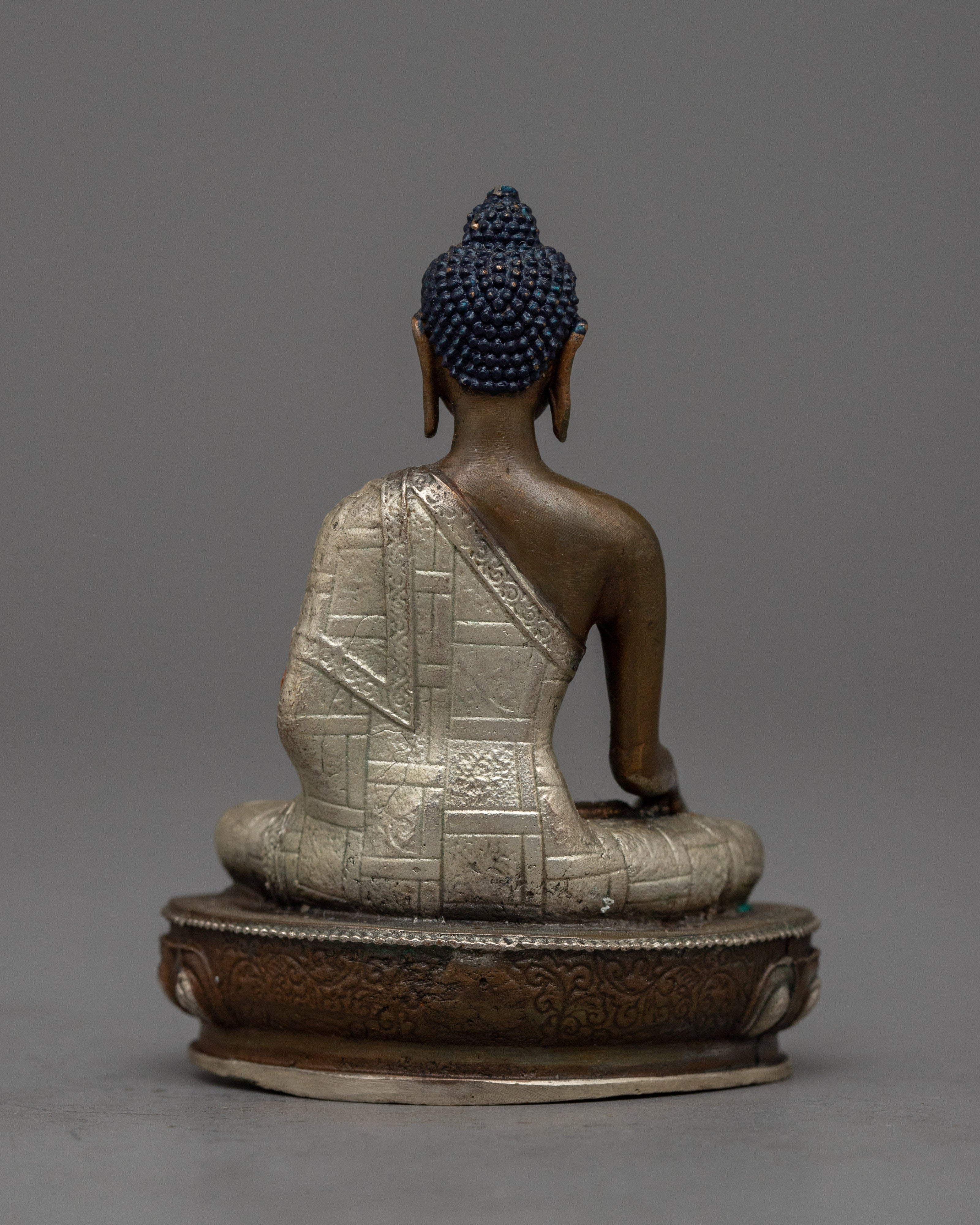 Silver Plated Three Buddha Set | Majestic Addition to Your Sacred Space