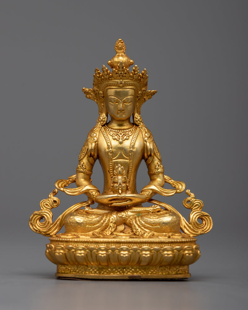 Machine Made Bodhisattva Set | Copper and 24k Gold for Serene Meditation Space