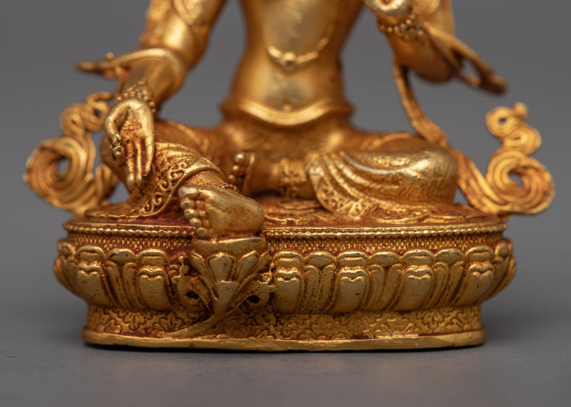 Spiritual Green Tara Statue | Machine Crafted with Exquisite Detail for Meditation Spac