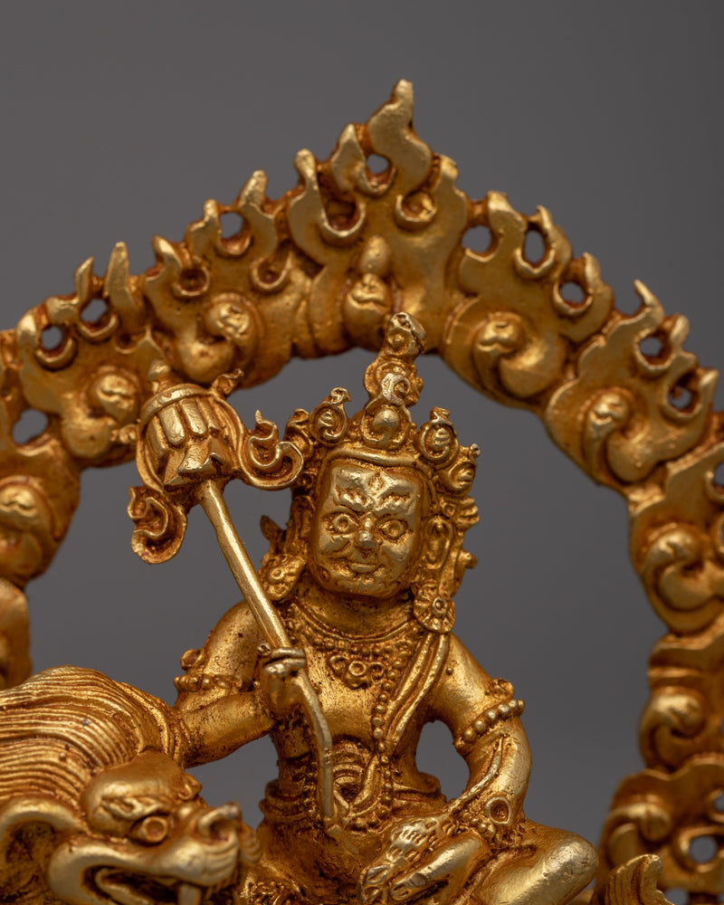 Machine Made King Vaishravana( Namtoshe )Statue | The Deity of Wealth and Abundance