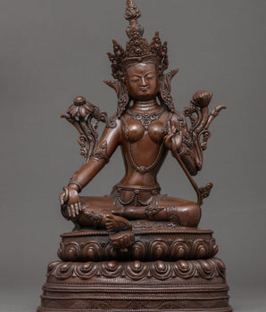 Goddess Green Tara Sculpture
