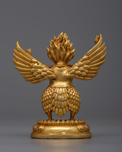 Machine Made Garuda Statue | Traditionally Crafted Himalayan Art