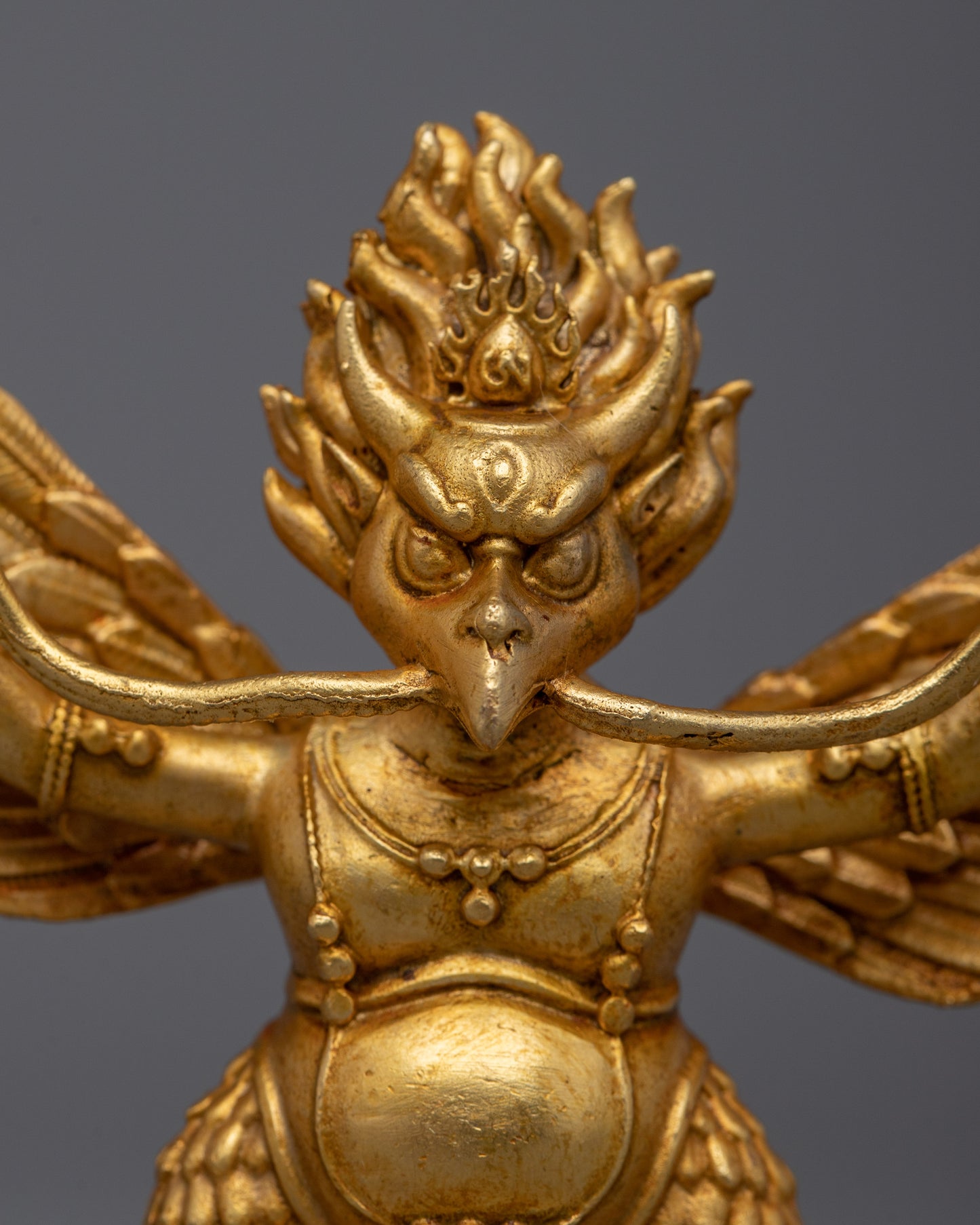 Machine Made Garuda Statue | Traditionally Crafted Himalayan Art