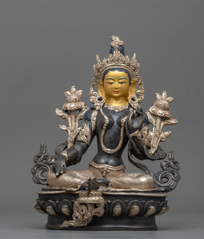 oxidized-green-tara-figurine