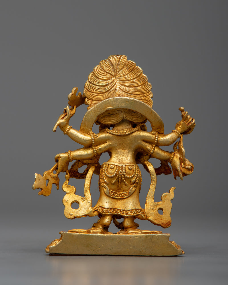 Majestic Machine-Made Mahakala Statue | Wrathful Deity for Empowerment