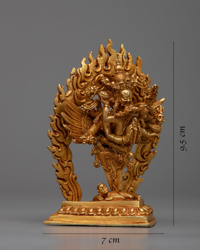Machine Made Vajrakilaya Statue | Powerful Tibetan Deity Crafted with Precision