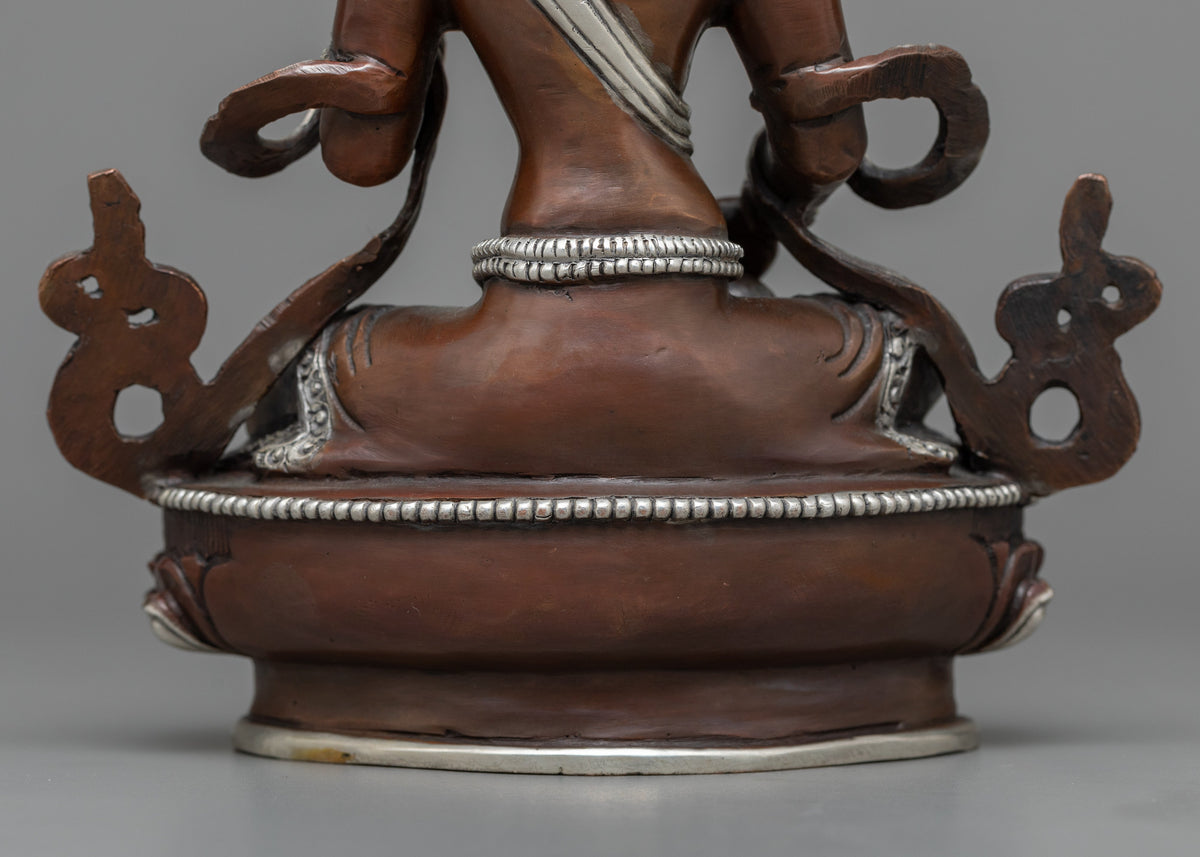 Graceful Arya Saraswati Statue | Silver Plated Elegance