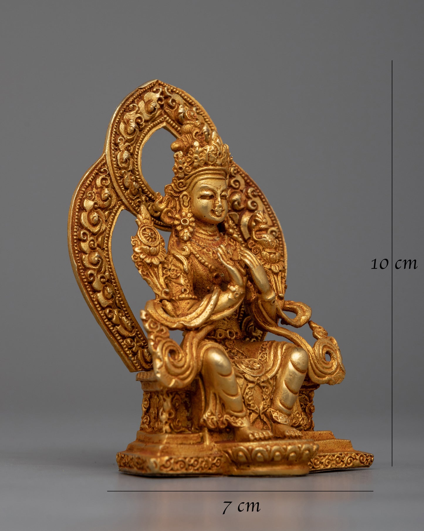 Maitreya Buddha Copper Statue | Future Buddha of Love and Kindness