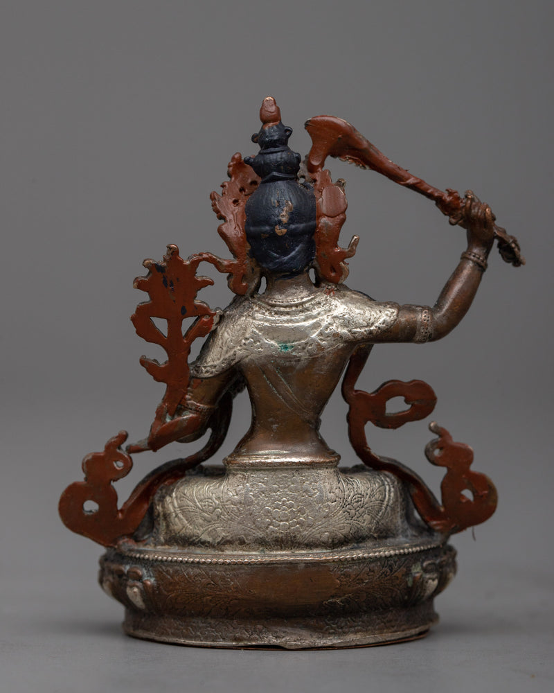 Wisdom Machine Made Manjushri Statue | Spiritual Guide Deity known for Cutting Through Ignorance