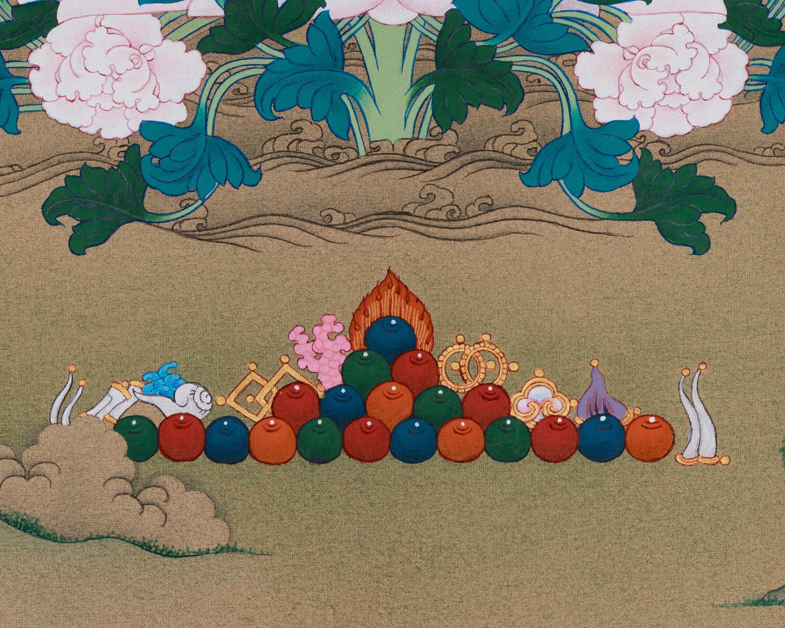 Buddha Chenrezig Thangka | Embodiment of Infinite Compassion