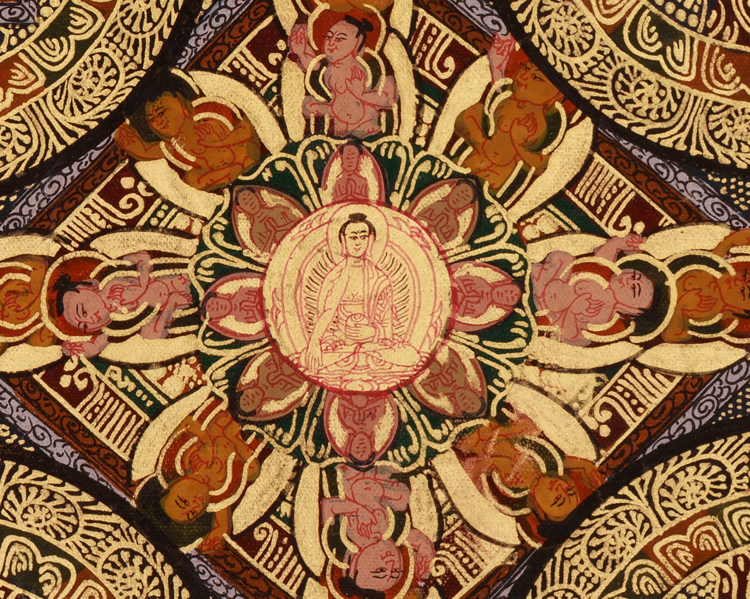 Traditional Art of Buddha Mandala | A Sacred Representation of the Enlightened Universe