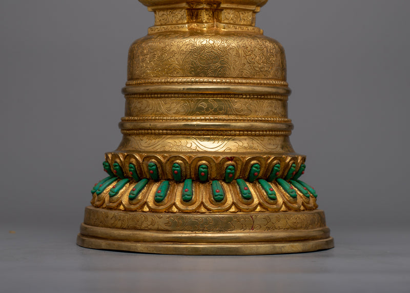 Handcrafted Spiritual Stupa | Authentic Buddhist Art for Spiritual Awakening