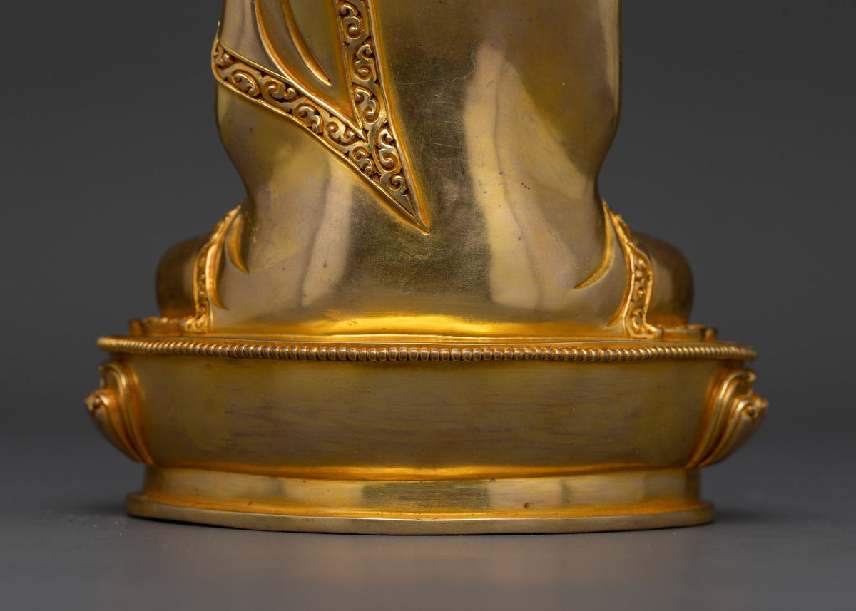 Supreme Buddha Vairocana Statue | 24K Gold Gilded Spiritual Art