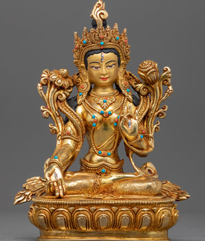 small white tara statue