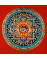 Pure Gold and Silver Mandala Thangka