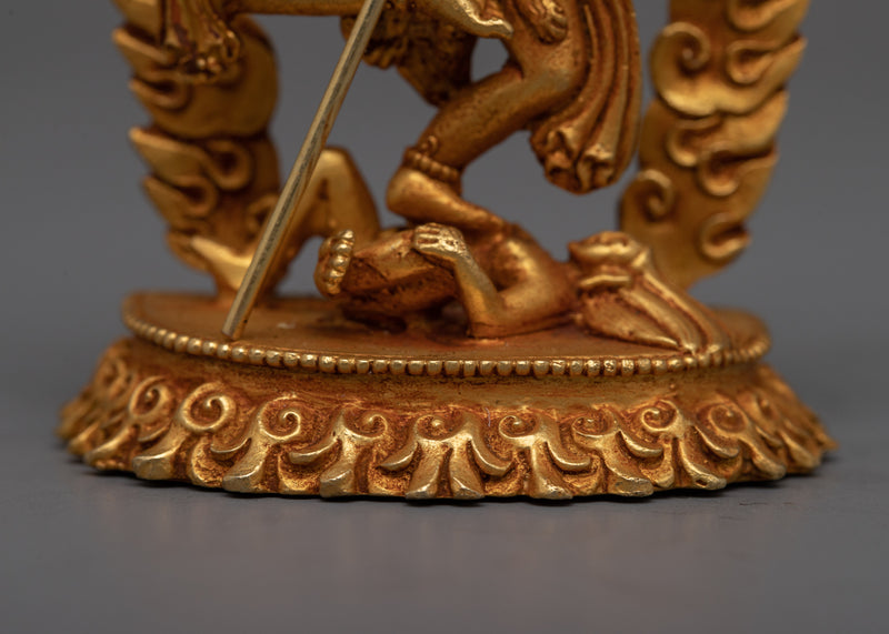 Copper Dorje Phagmo Statue | Machine Made Statue For your Altar