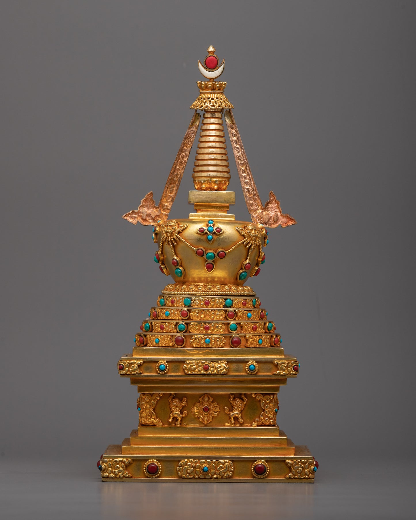 Luxurious Handmade Stupa | Elegant Office Decor