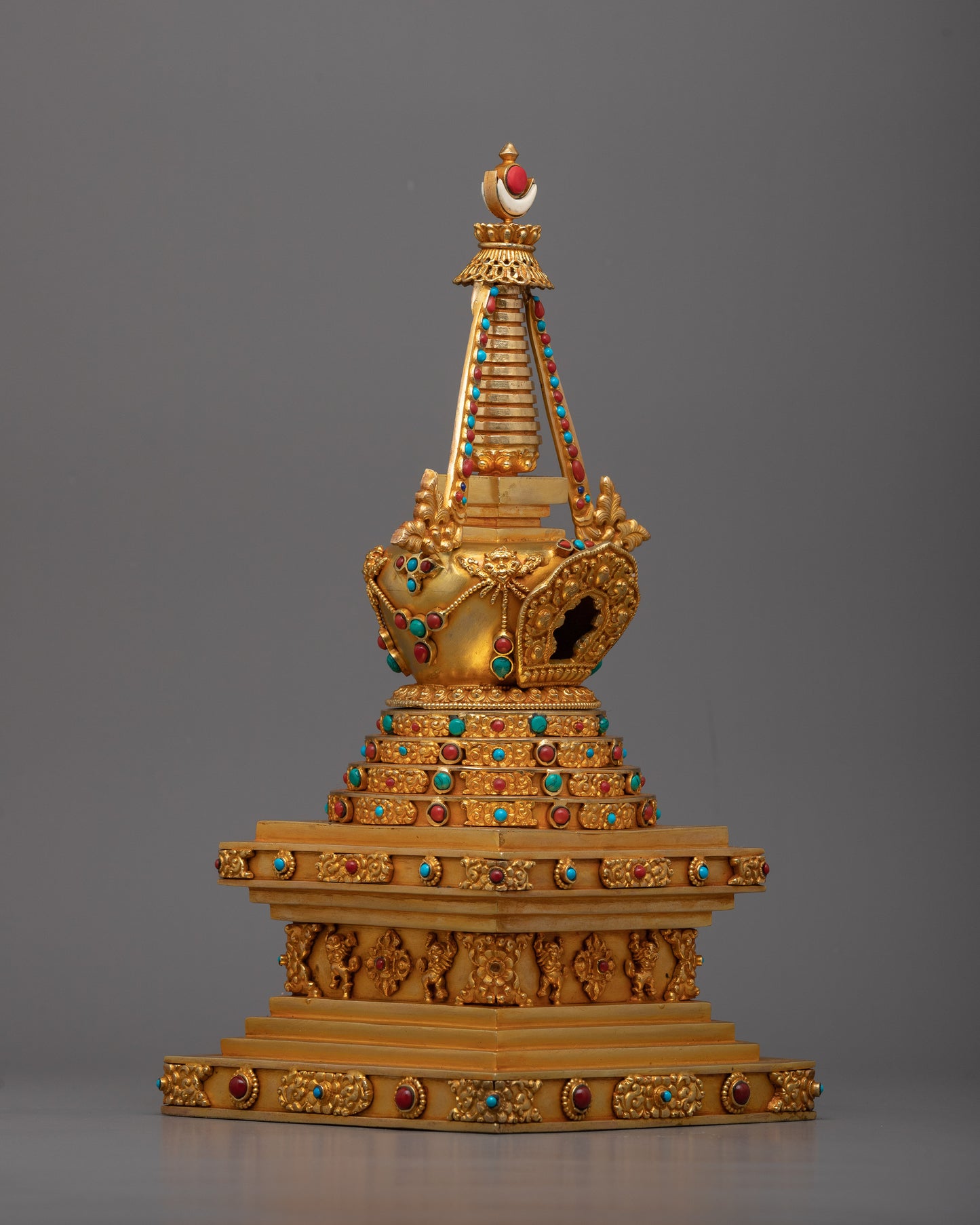 Luxurious Handmade Stupa | Elegant Office Decor