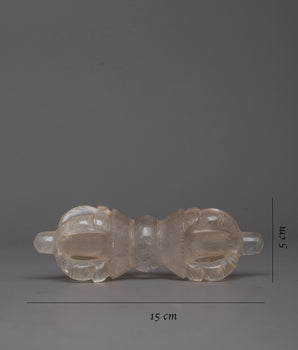 Crystal Dorje Vajra | Artfully Crafted Symbol of Spiritual Power