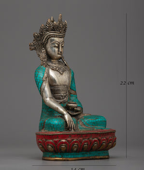 Shakyamuni Buddha Copper Statue |  Traditional Decor for Spiritual Enlightenment