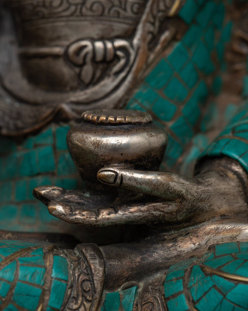 Shakyamuni Buddha Copper Statue |  Traditional Decor for Spiritual Enlightenment