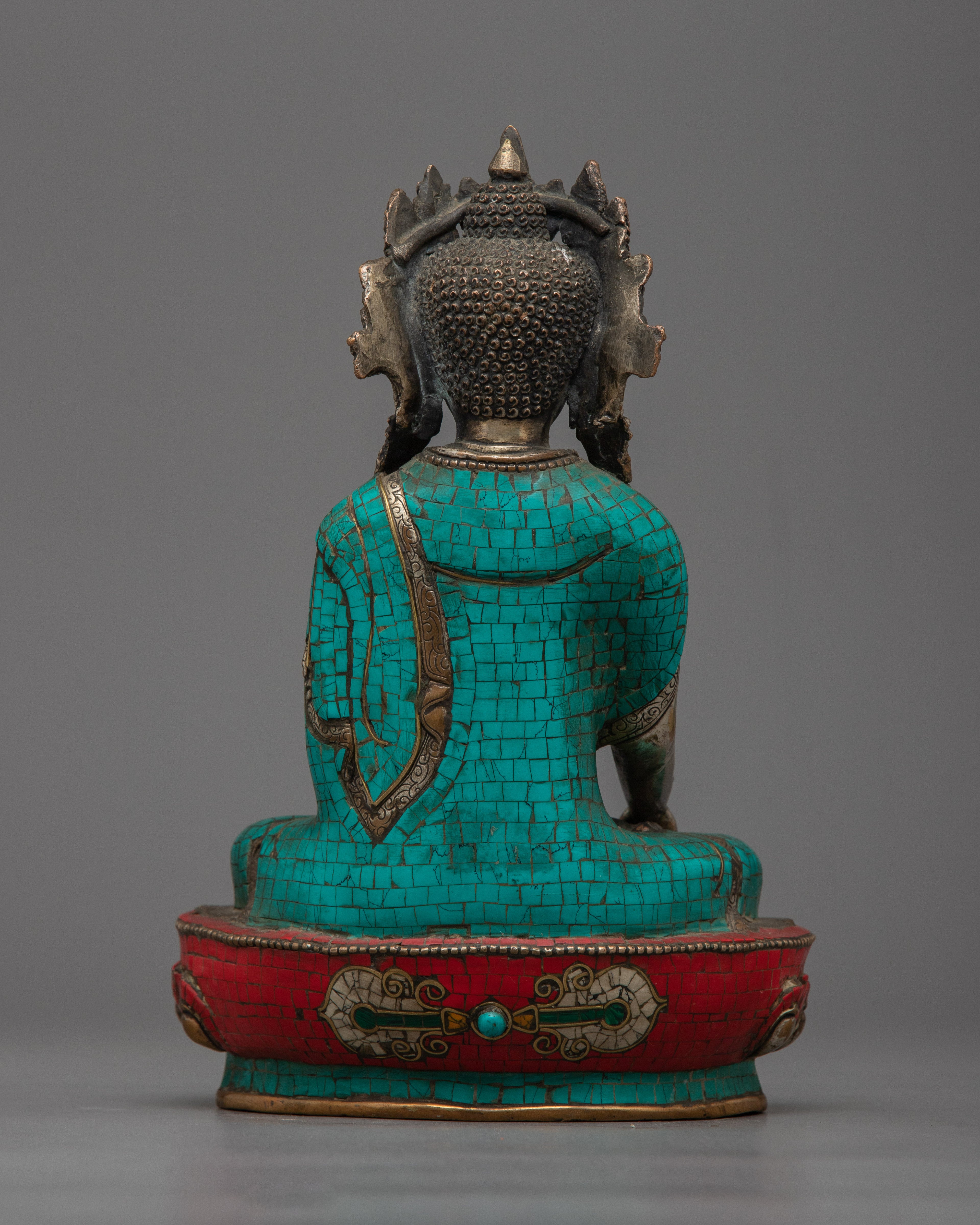Shakyamuni Buddha Copper Statue |  Traditional Decor for Spiritual Enlightenment