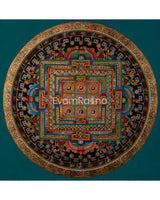 Hand-Painted Mantra Mandala Arts
