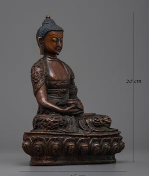 Amitabha Buddha Copper Statue | Enhance Your Altar with Buddhist Wisdom