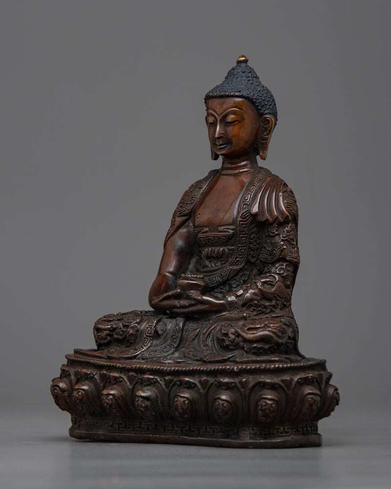 Amitabha Buddha Copper Statue | Enhance Your Altar with Buddhist Wisdom